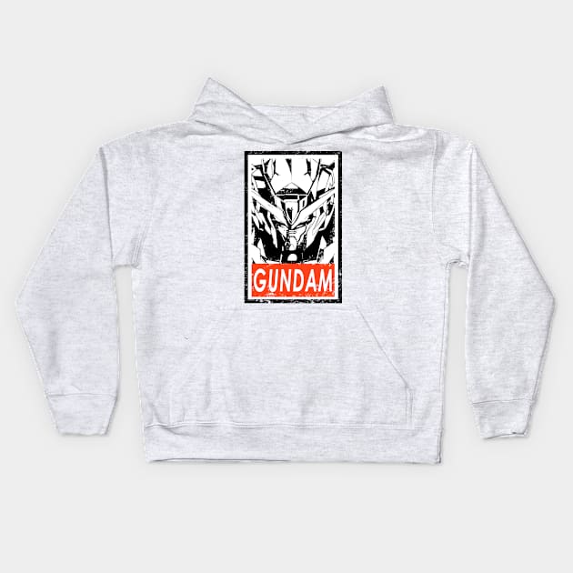 Mecha Authority Kids Hoodie by TeruTeeSign